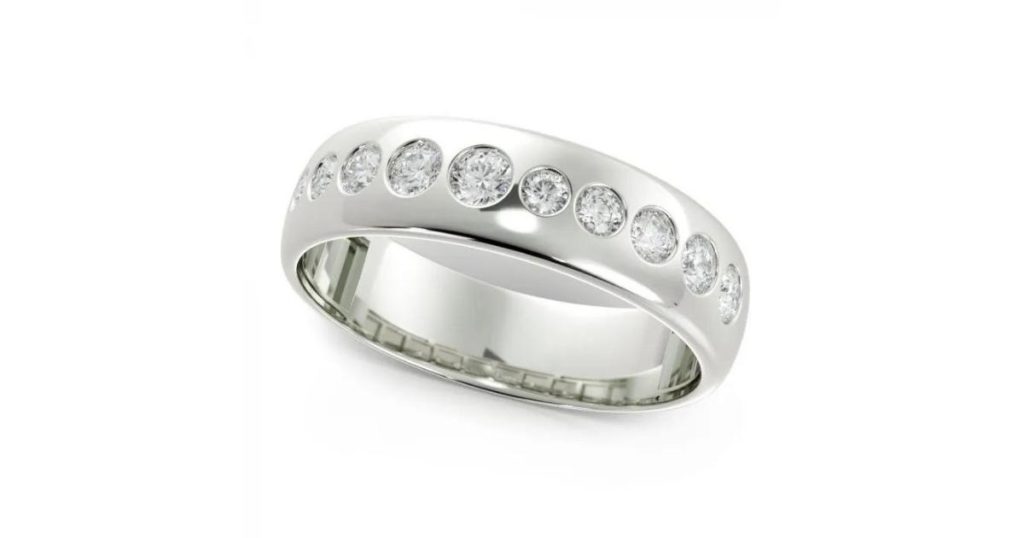 10 Stone Men’s Diamond Band