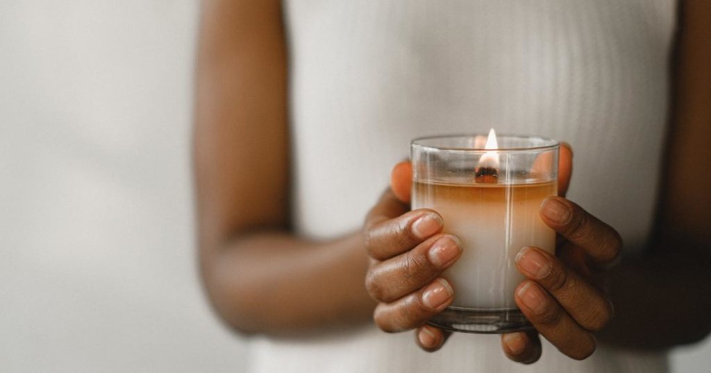 Candle--bridal shower gifts.