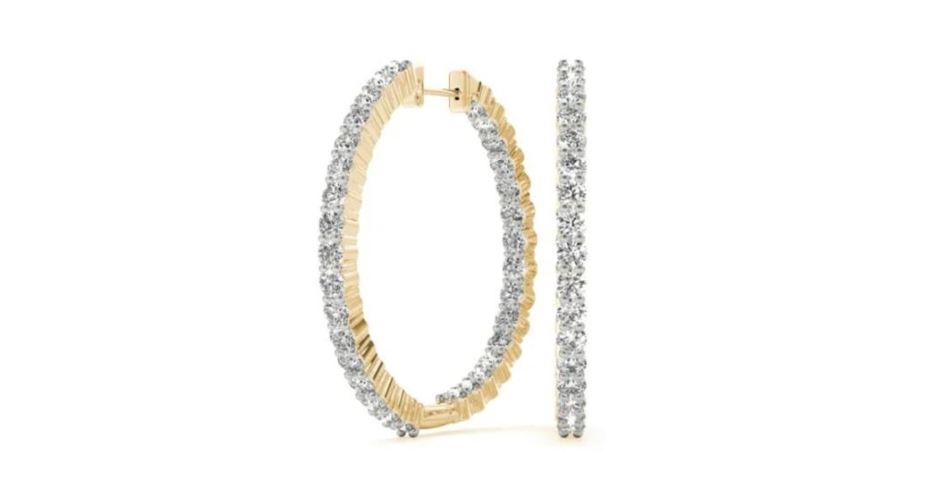 Shop the RADIANT DIAMOND HOOP EARRINGS (3 CT. TW.)