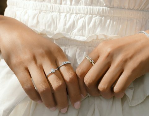 dainty engagement rings