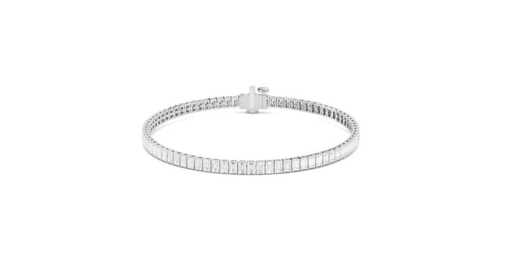 7 ct. tw. Emerald Tennis Bracelet.