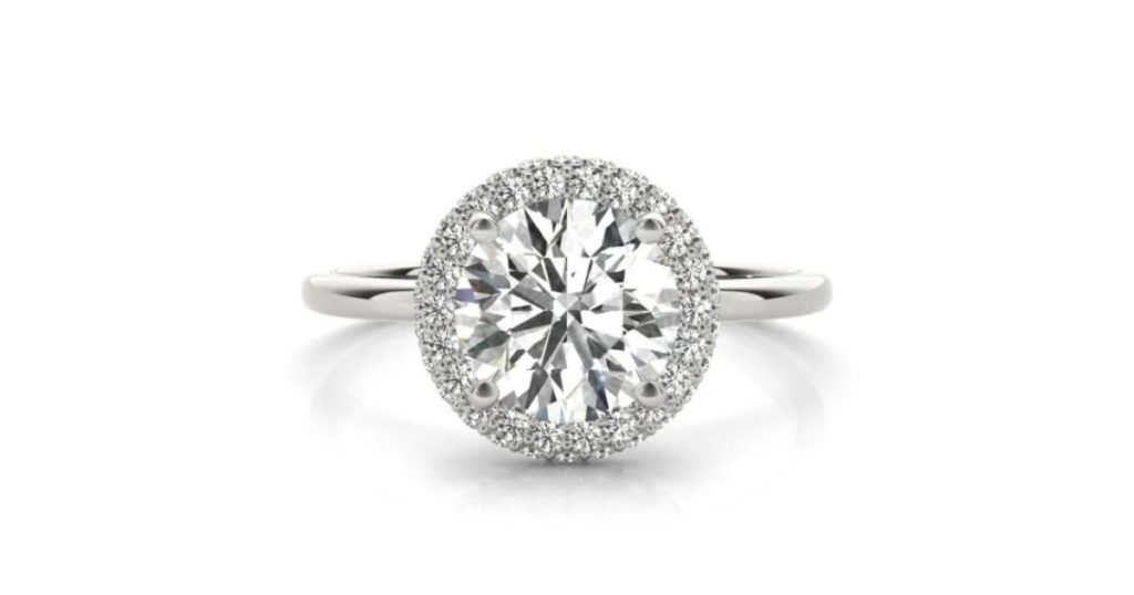 Ava Halo Ring. Coolest Engagement Ring.