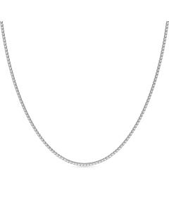 3 ct. tw. Minimalist Tennis Necklace with Extender