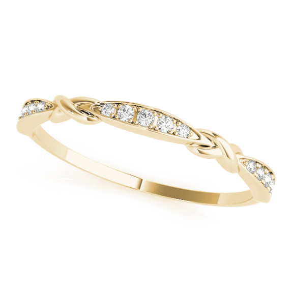 “Double Knotted Diamond Ring with intertwining metal bands and lab-created diamonds for a modern twist.”