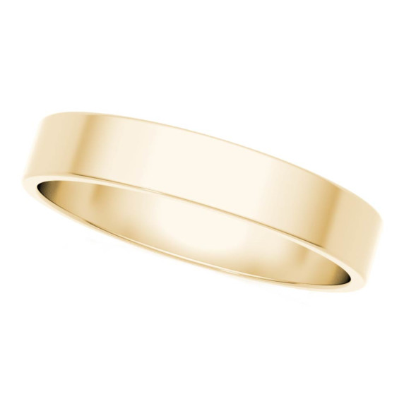 Flat comfort fit wedding band hotsell