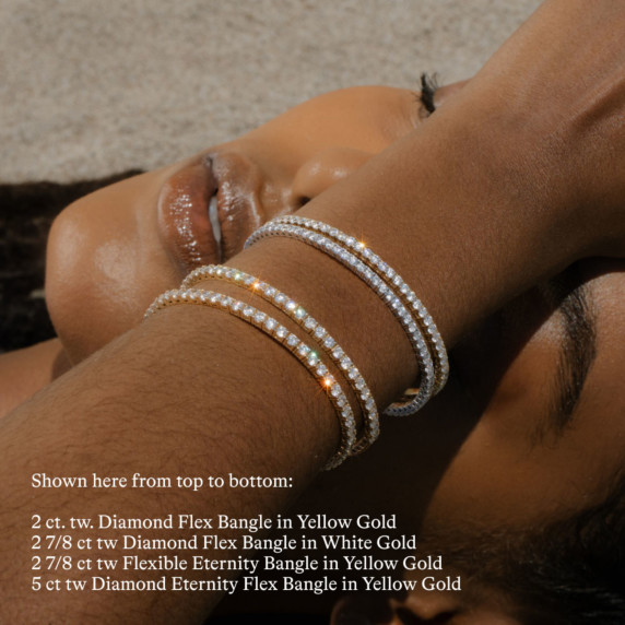 Tennis bracelet bangle sales