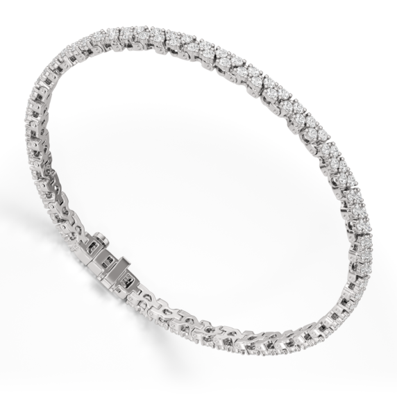 4 ct. tw. Reverse V Bracelet - Clean Origin