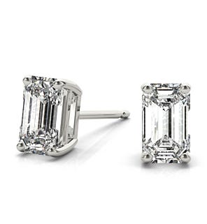 Soho Emerald Diamond Stud Earrings (1/2 ct. tw.)