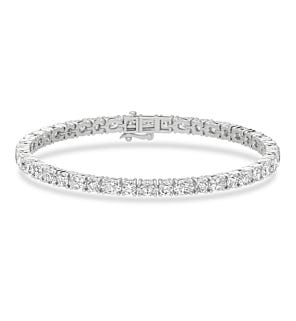 7 ct. tw. Oval and Round Tennis Bracelet