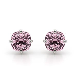 Cushion Pink Diamond Stud Earrings (3/4 ct. tw.)