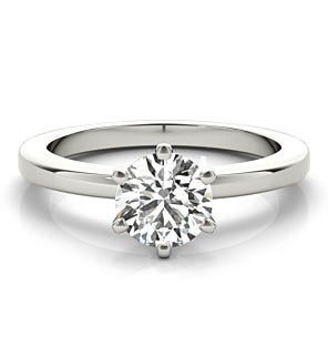 Cambridge Six Prong Solitaire Ring