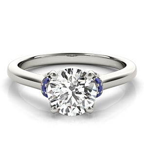 Chevron Sapphire Ring