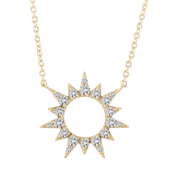 Sunburst Necklace (1/5 ct. tw.) 