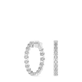 3 ct. tw. Radiant-cut Hoop - Clean Origin 3 ct. tw. Radiant-cut Hoop - Clean Origin