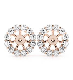 Halo Jackets for 1 1/2 ct. tw. Round Studs