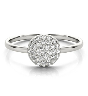 Tinsley Petite Pavé Dome Ring
