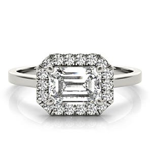 Wilshire Halo Diamond Ring