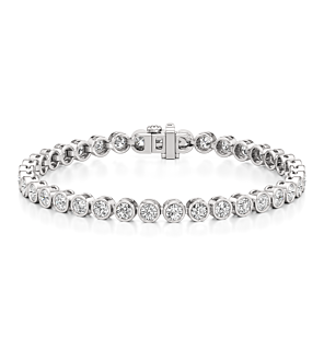 7 ct. tw. Bezel Set Bracelet