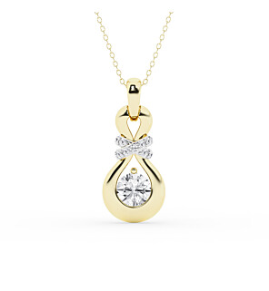 Lumin Pendant in 14K Yellow Gold