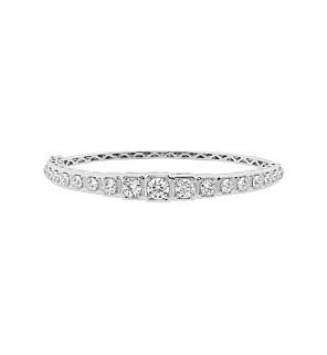 2 1/2 ct. tw. Graduated Bangle Bracelet