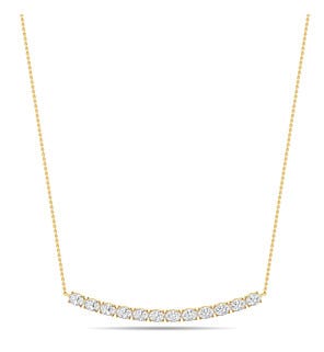 Celestial East-West Oval Necklace