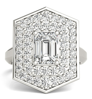 Emeline Vintage Emerald Ring