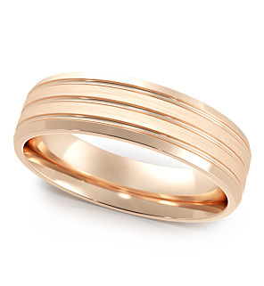 Chris Band 6mm 14K Rose Gold