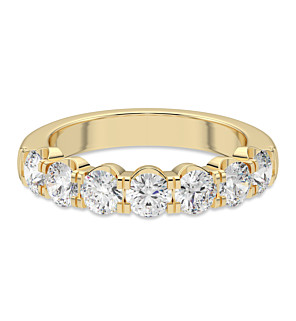 2 ct. tw. Round 7 Stone Comfort Ring