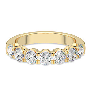 3 ct. tw. Round 7 Stone Comfort Ring