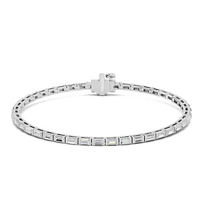 2 1/2 ct. tw. East West Baguette Tennis Bracelet