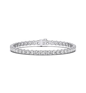 15 ct. tw. Round Tennis Bracelet in 14kt White Gold