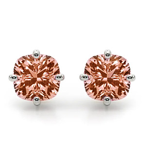 Cushion Pink Studs