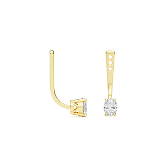 1/3 ct. tw. Oval Soho Earring Jackets