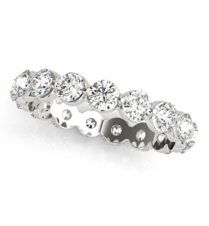 3.5mm Single Prong Eternity Band