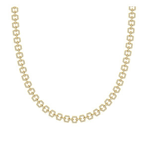 Round Hexagon Shape Fashion Necklace