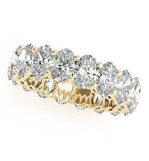 5.2mm Classic Oval Eternity Band