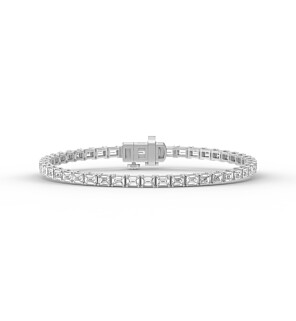5 ct. tw. East-West Emerald Tennis Bracelet 