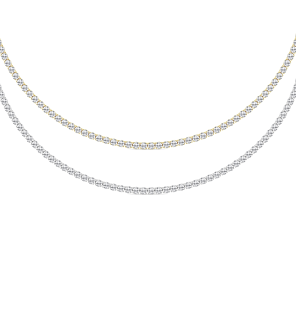 KJN19354 7 ct. tw. Straight Line Tennis Necklace