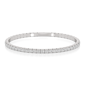 3 1/2 ct. tw. Emerald Flex Cut Bangle