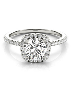 Delicate Halo Ring