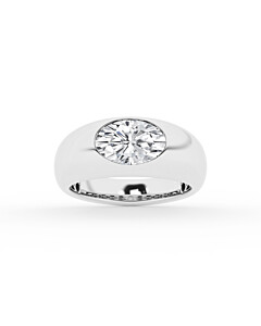 2 ct. tw. Oval Bold Solitaire Engagement Ring