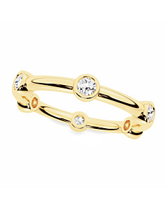 Round Bezel Eternity Ring