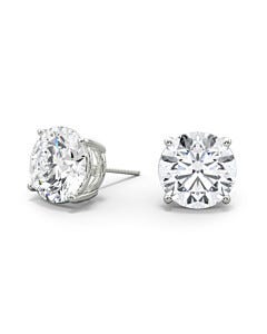 Exclusive 6.50 ct. tw. 14kt White Gold 4-Prong Studs
