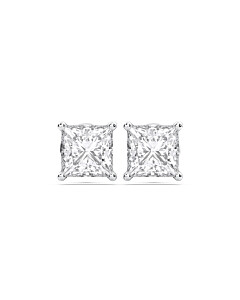 LG-KJE13884PRN2GW4 2 ct. tw. Princess 4-Prong Studs in 14k White Gold