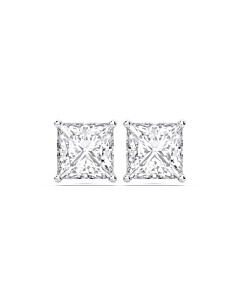 LG-KJE13884PRN4GW4 4 ct. tw. Princess 4-Prong Studs in 14k White Gold