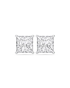 LG-KJE13884PRN5GW4 5 ct. tw. Princess 4-Prong Studs in 14k White Gold