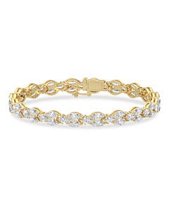 12 ct. tw. Marquise and Pear Tennis Bracelet