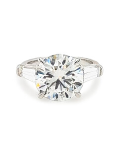 7 1/2 ct. tw. Round Hidden Halo Engagement Ring 14K White Gold