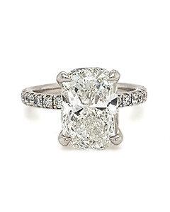5 3/4 ct. tw. Elongated Cushion Engagement Ring Platinum