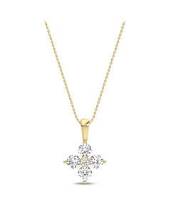 1/2 ct. tw. Clover Pendant